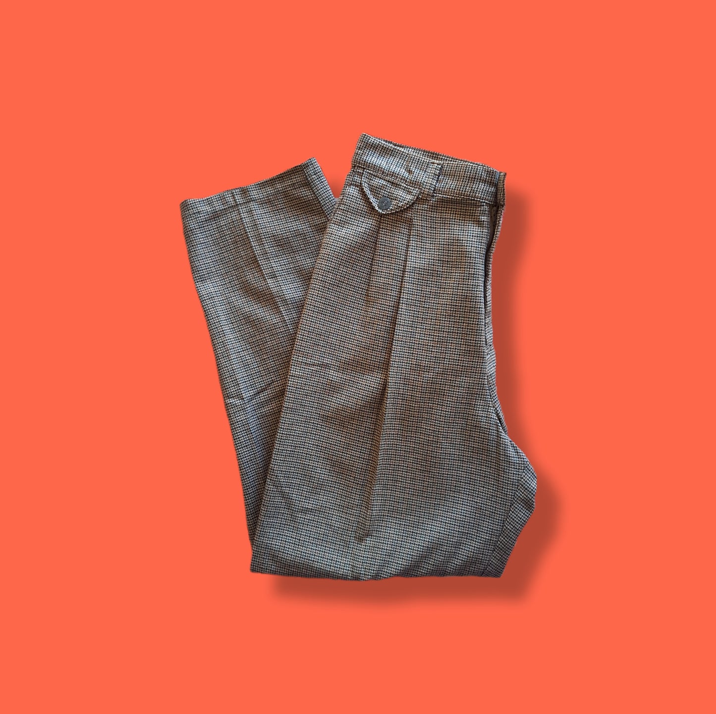 Vintage Houndstooth "Lee Casuals" Mid Waist Mid Rise Pants