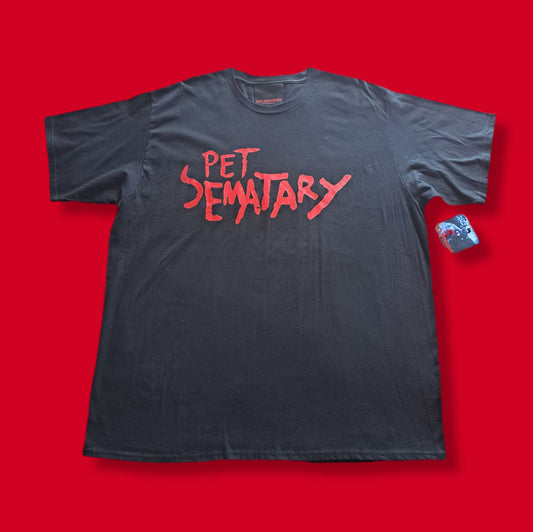 90's Retro Pet Sematary Movie Promo Double Graphic T-shirt NWT | Size 3XL