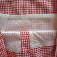 Vintage Red and White "Gingham" Go-Go Mini Skirt