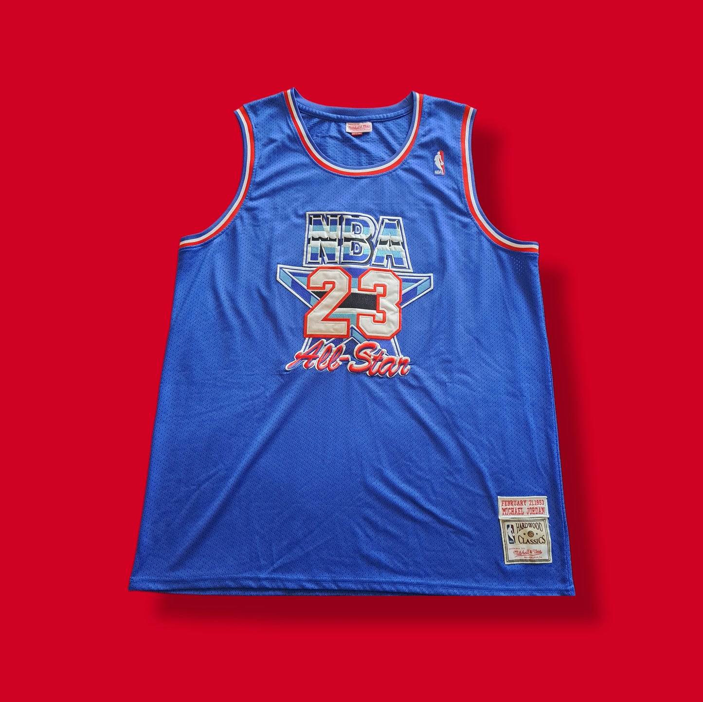 Vintage Mitchell & Ness Hardwood Classics "Michael Jordan" NBA All-Star Basketball Jersey