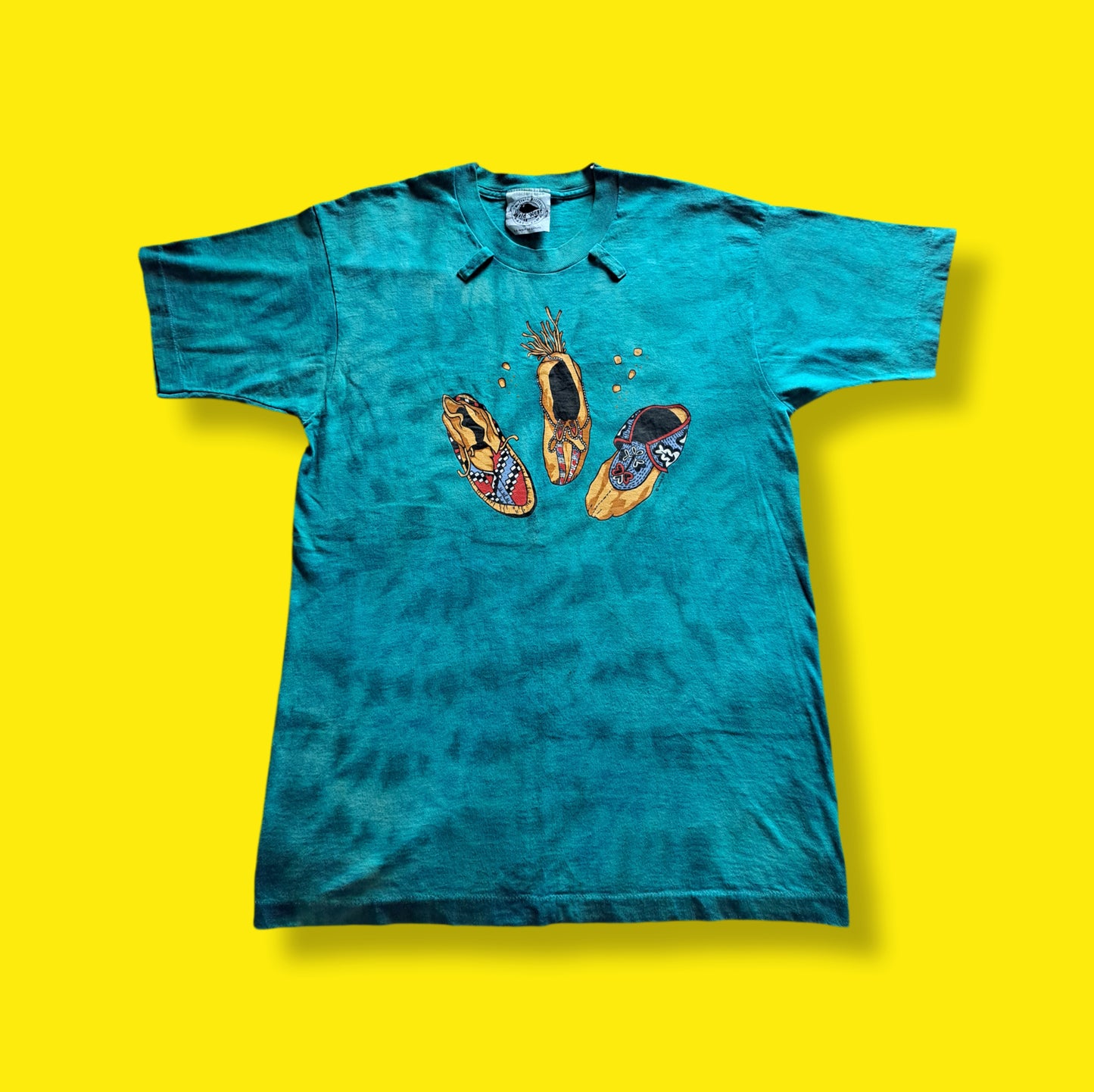 Vintage "Buffalo Billies Wild West Artwear" Tie-dye T-shirt