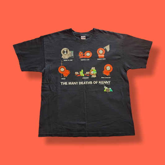 Vintage South Park "The Many Deaths of Kenny" Graphic T-shirt