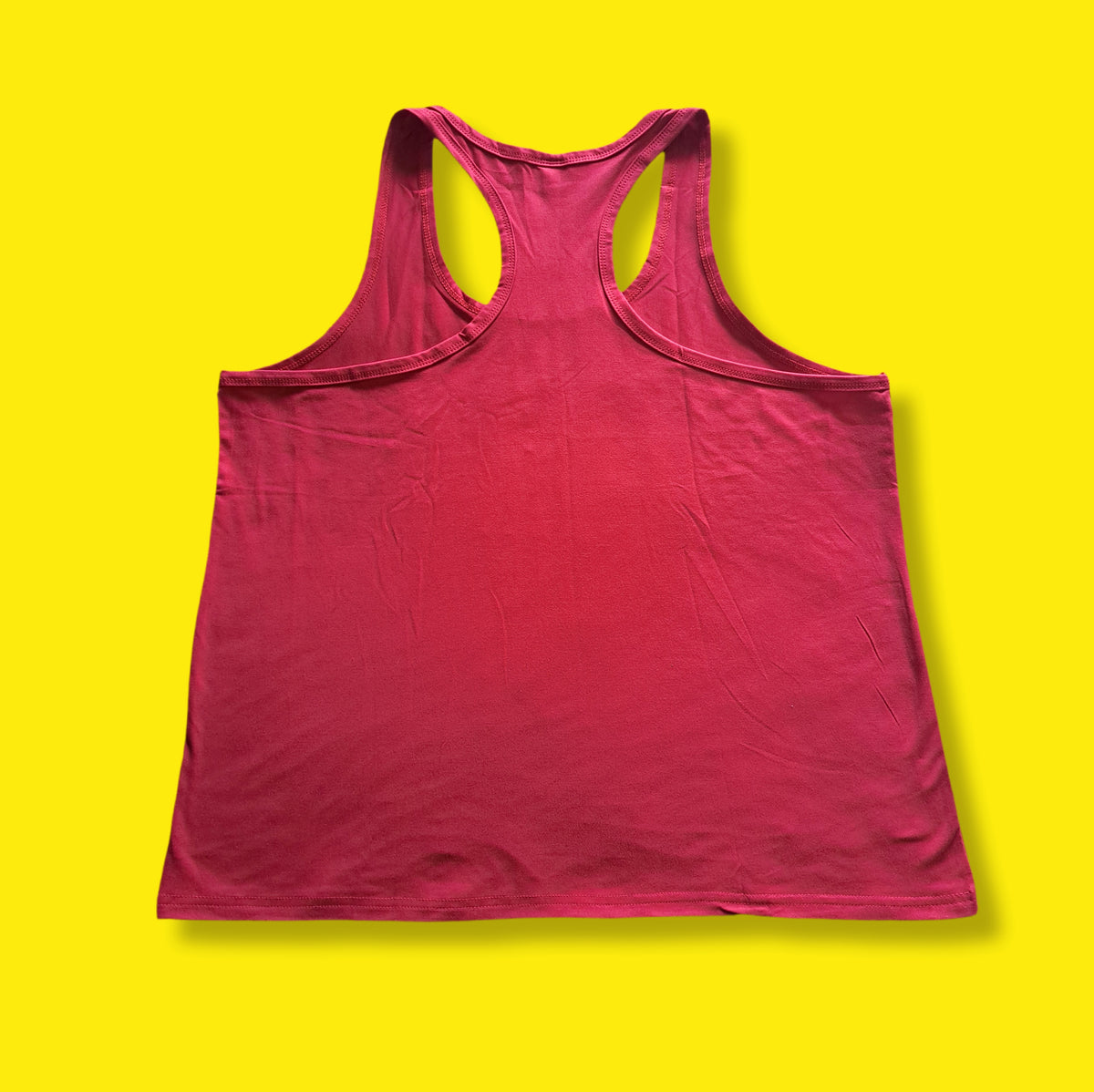 90's Vintage Italia Racerback Red Graphic Tank Top