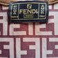 90's Fendi Zucca Monogram Bodycon Midi Dress | Rare Vintage Designer