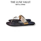 Modern Gucci Marmont Gold Flat Thong Sandals