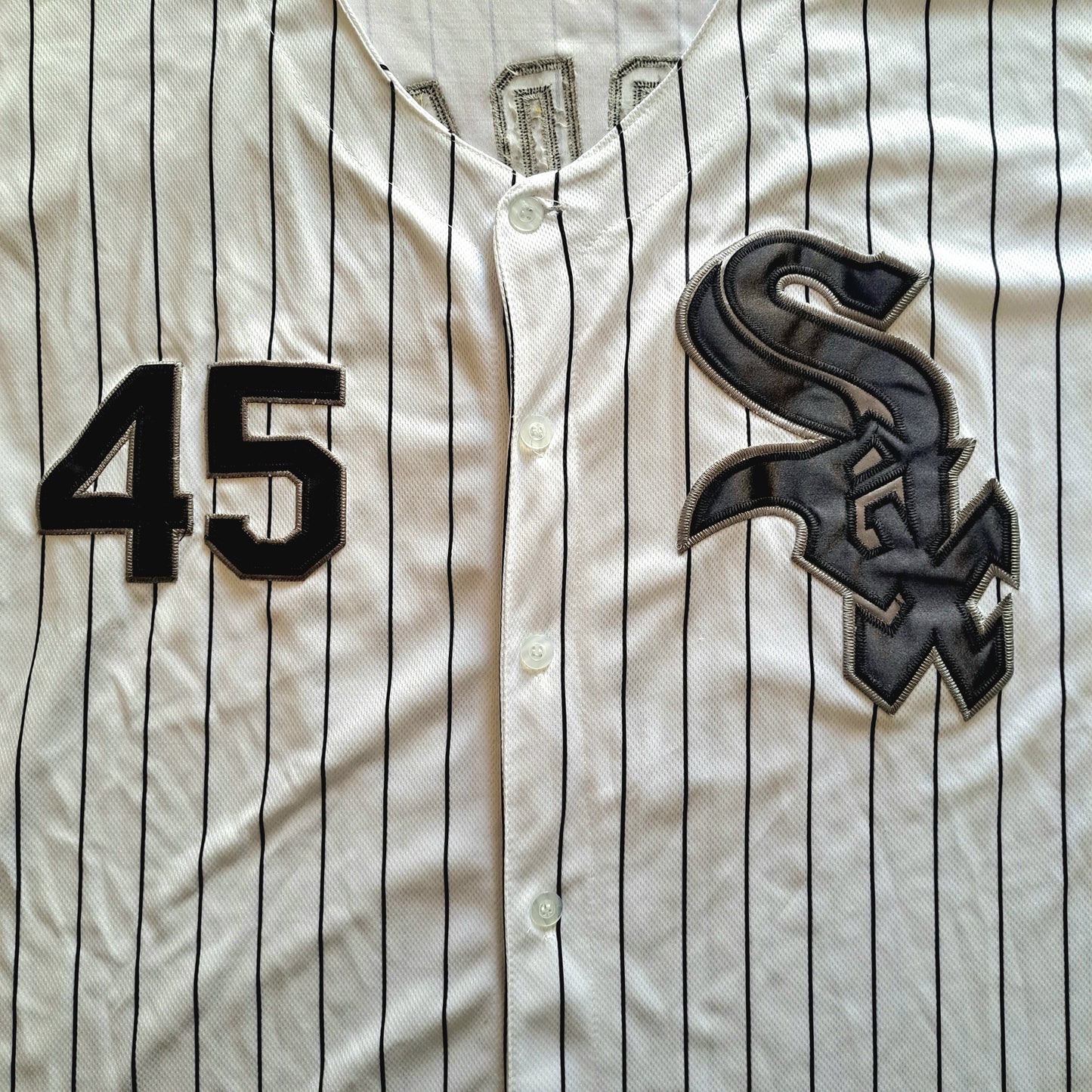 Vintage "Michael Jordan" Number 45 White Sox Baseball Jersey