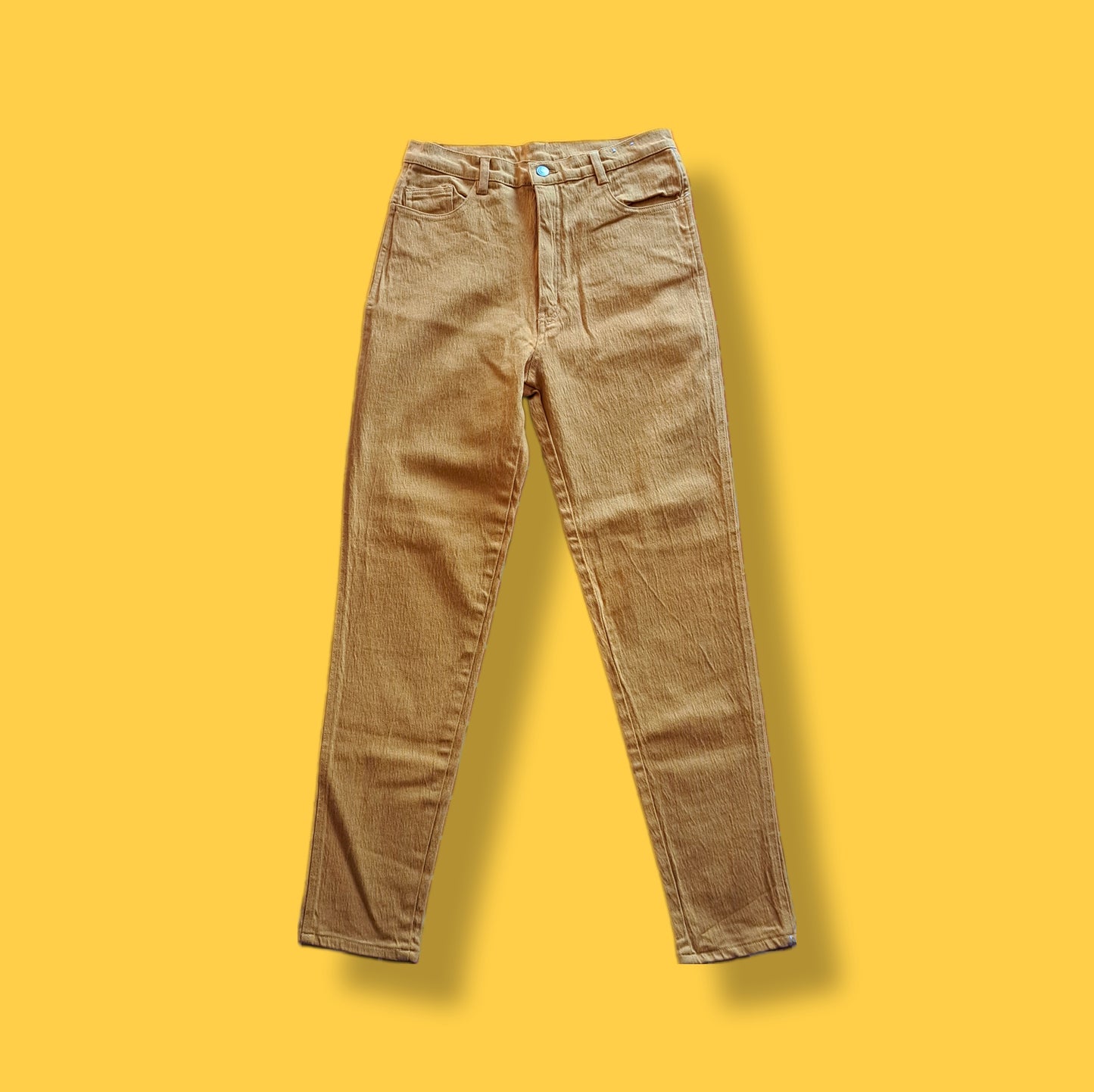 Vintage Honeycomb "Jordache" Textured High Waist Stretch Skinny Jeans