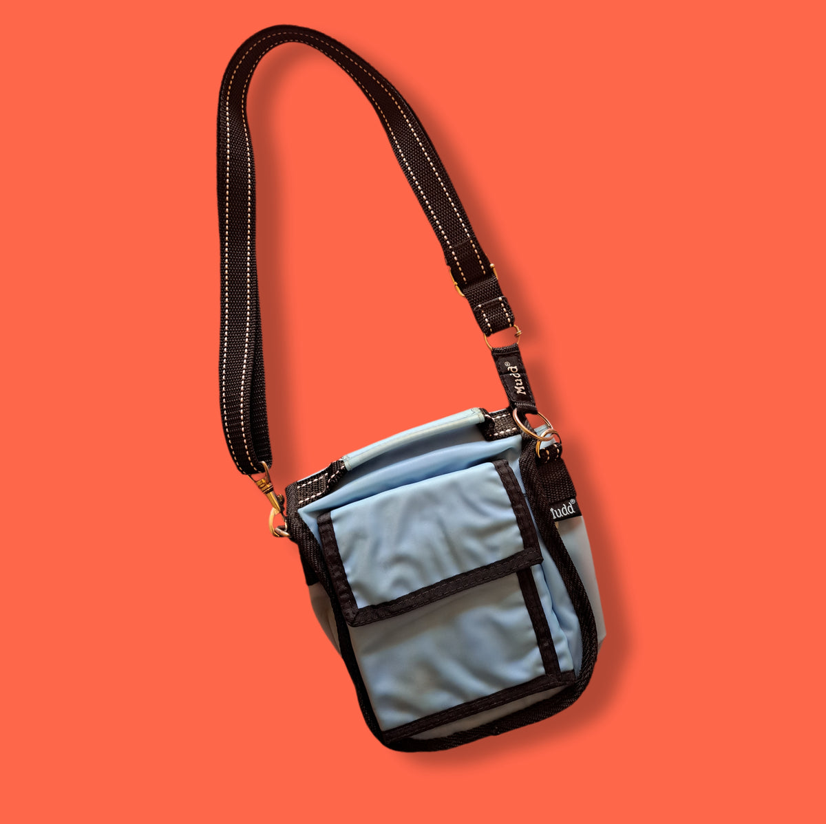 Y2K Vintage Mudd Sky Blue Multi-Panel Crossbody Bag