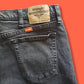 90's Vintage Wrangler Charcoal Gray Denim Board Shorts