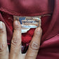 Vintage "3 Stripes" Maroon and Varsity Gold Windbreaker Jogging Jacket
