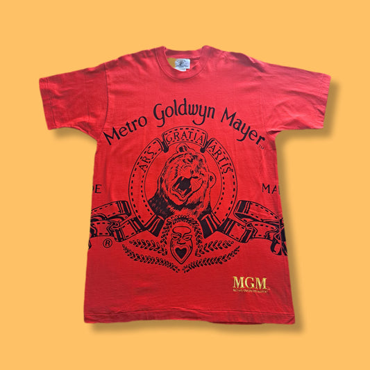 90's MGM Studios Black Double-Sided Movie Graphic T-Shirt | Jerry Leigh Art