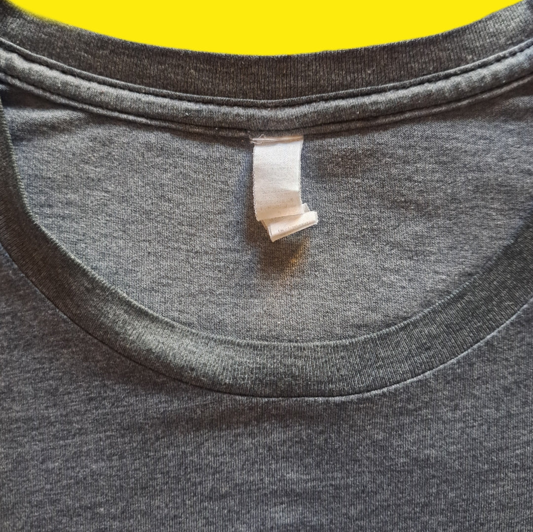 90's Vintage Adidas Gray Trefoil Emblem T-Shirt