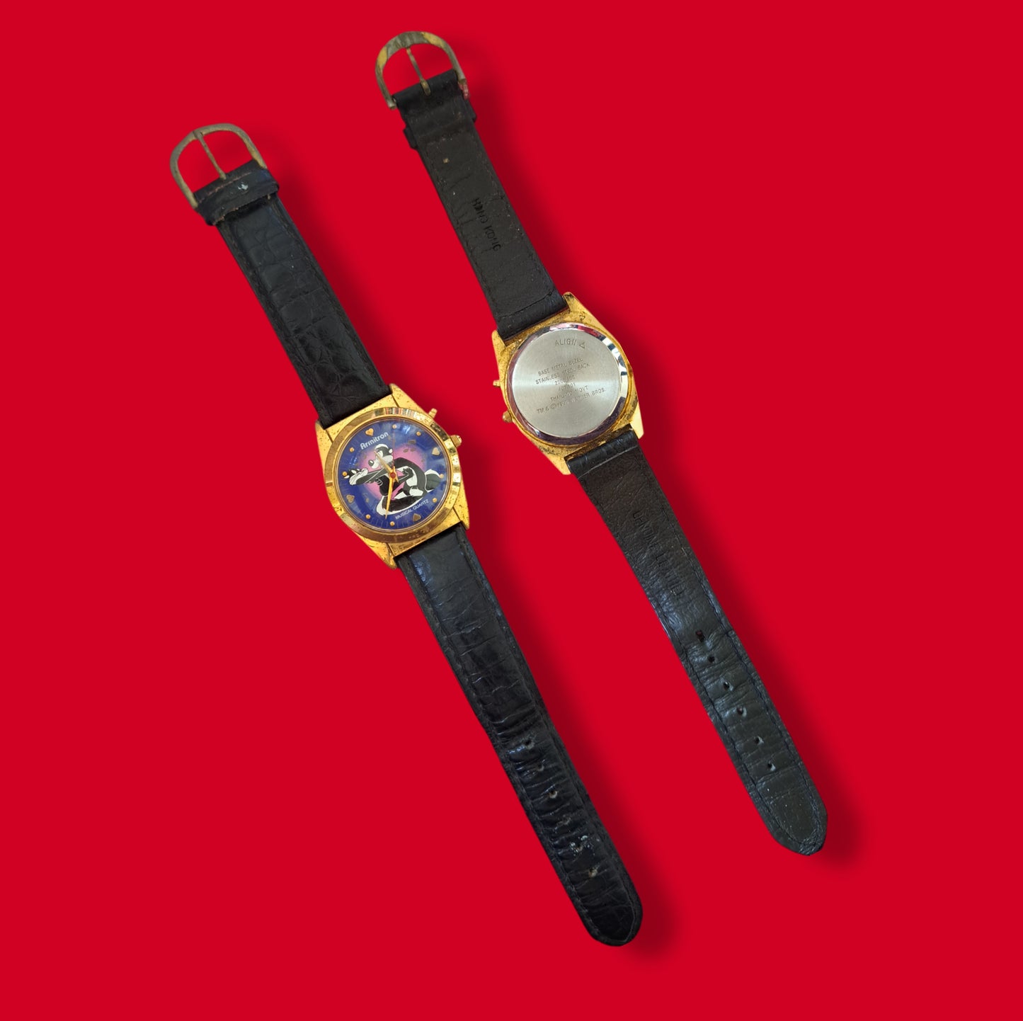 Vintage Armitron Looney Tunes "Pepe Le Pew" Musical Wrist Watch - 1995