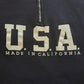 90's Made in California USA Black & White Spellout Sweatshirt | Vintage SoCal Pullover