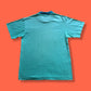 1989 Vintage Turquoise Collared Paris London Rome Destination Tee