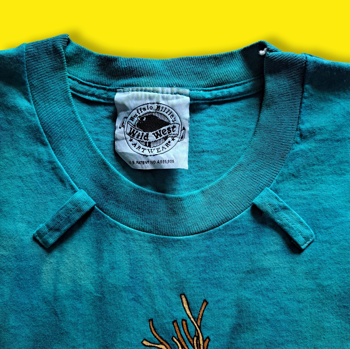 Vintage "Buffalo Billies Wild West Artwear" Tie-dye T-shirt