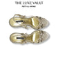 Y2K Vintage Dolce and Gabbana Metallic Gold Wedge Platform Sandals
