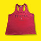 90's Vintage Italia Racerback Red Graphic Tank Top