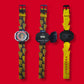 Vintage "Yellow Power Ranger" Holographic Wrist Watch - 1998