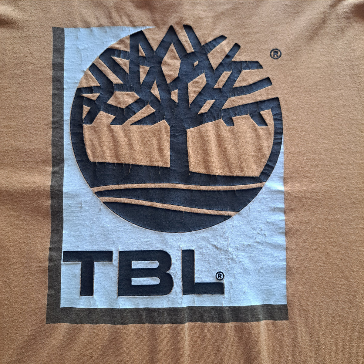 90's Vintage Timberland Tree Double Graphic T-shirt