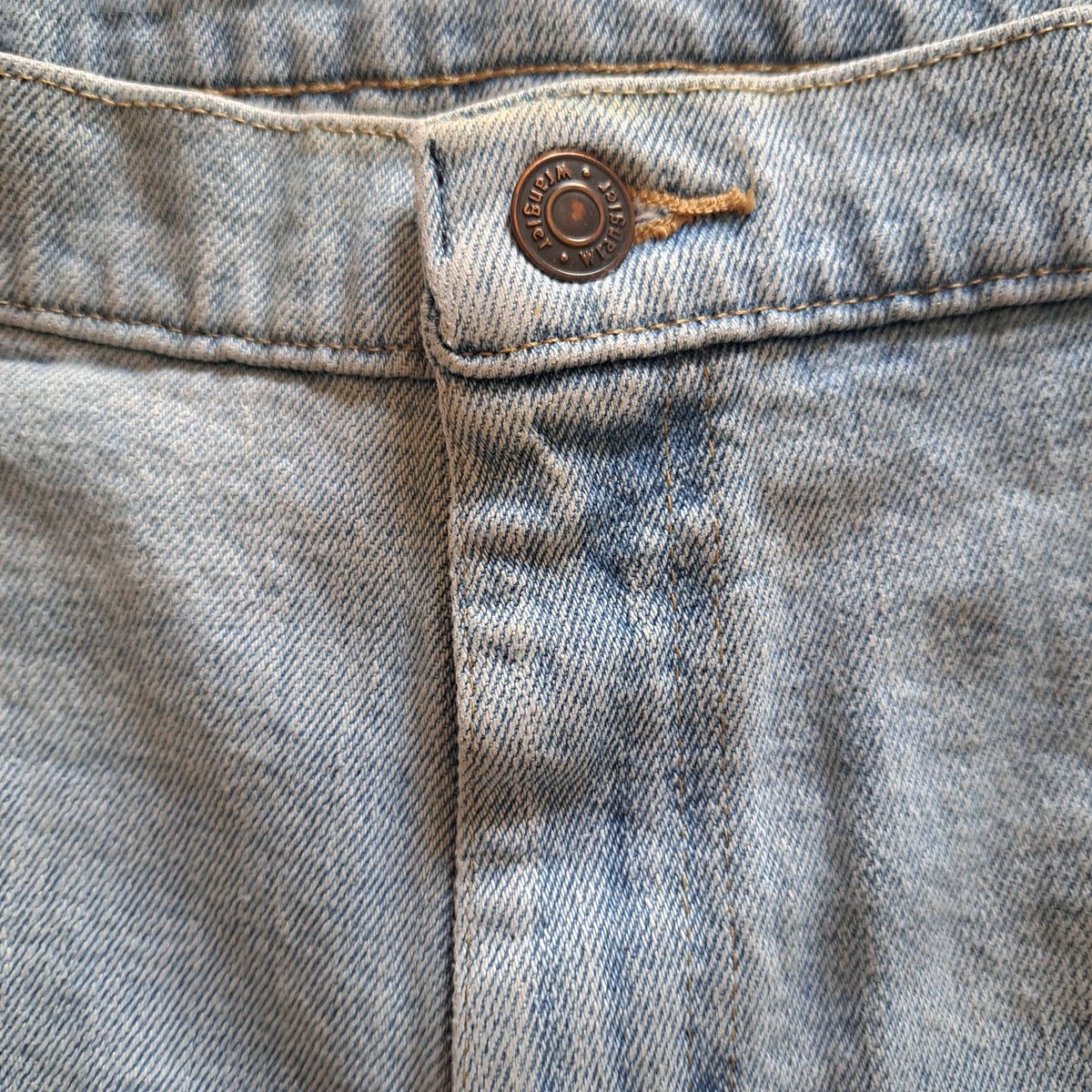 90's Vintage Wrangler 8 Ball Long Denim Jean Shorts