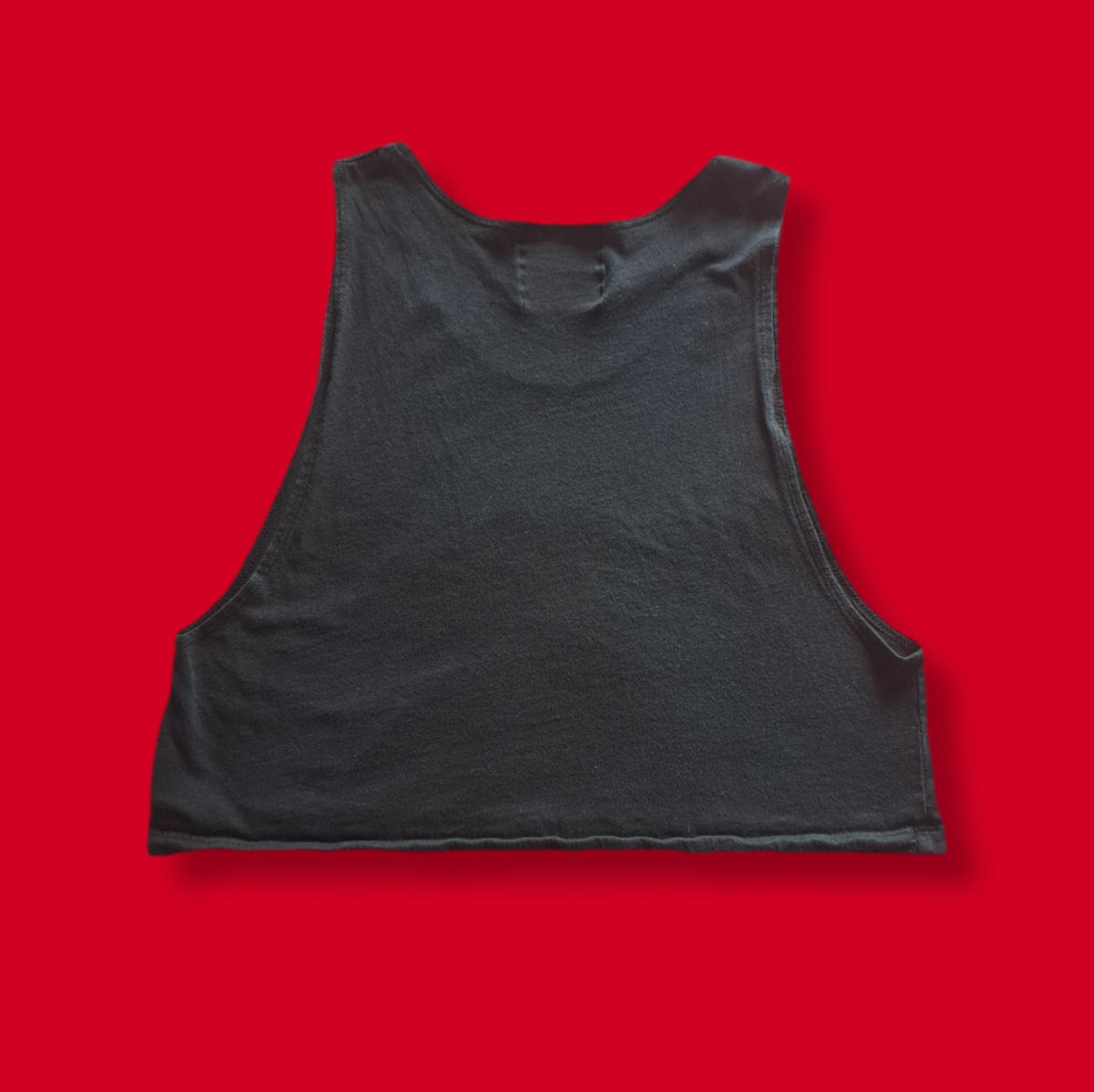 Y2K Vintage D.A.R.E. Cropped Black Tank Top