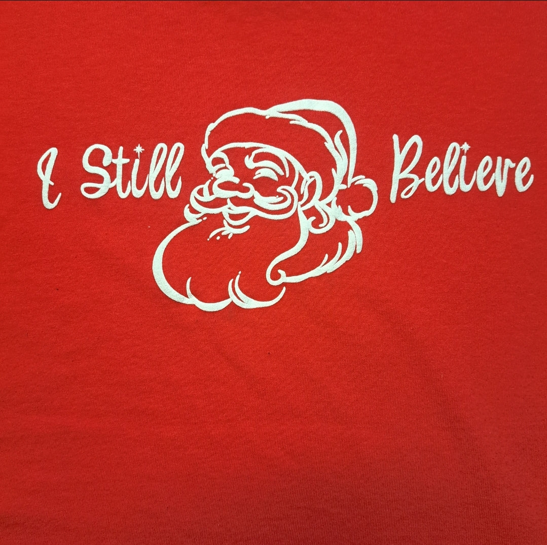 Vintage "I Still Believe" Santa Claus Holiday T-shirt