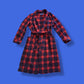 Vintage "Pendleton" Flannel Robe Duster Kimono