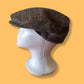90's Brown Plaid Cashmere Newsboy Cap | Vintage Seifter & Associates Hat