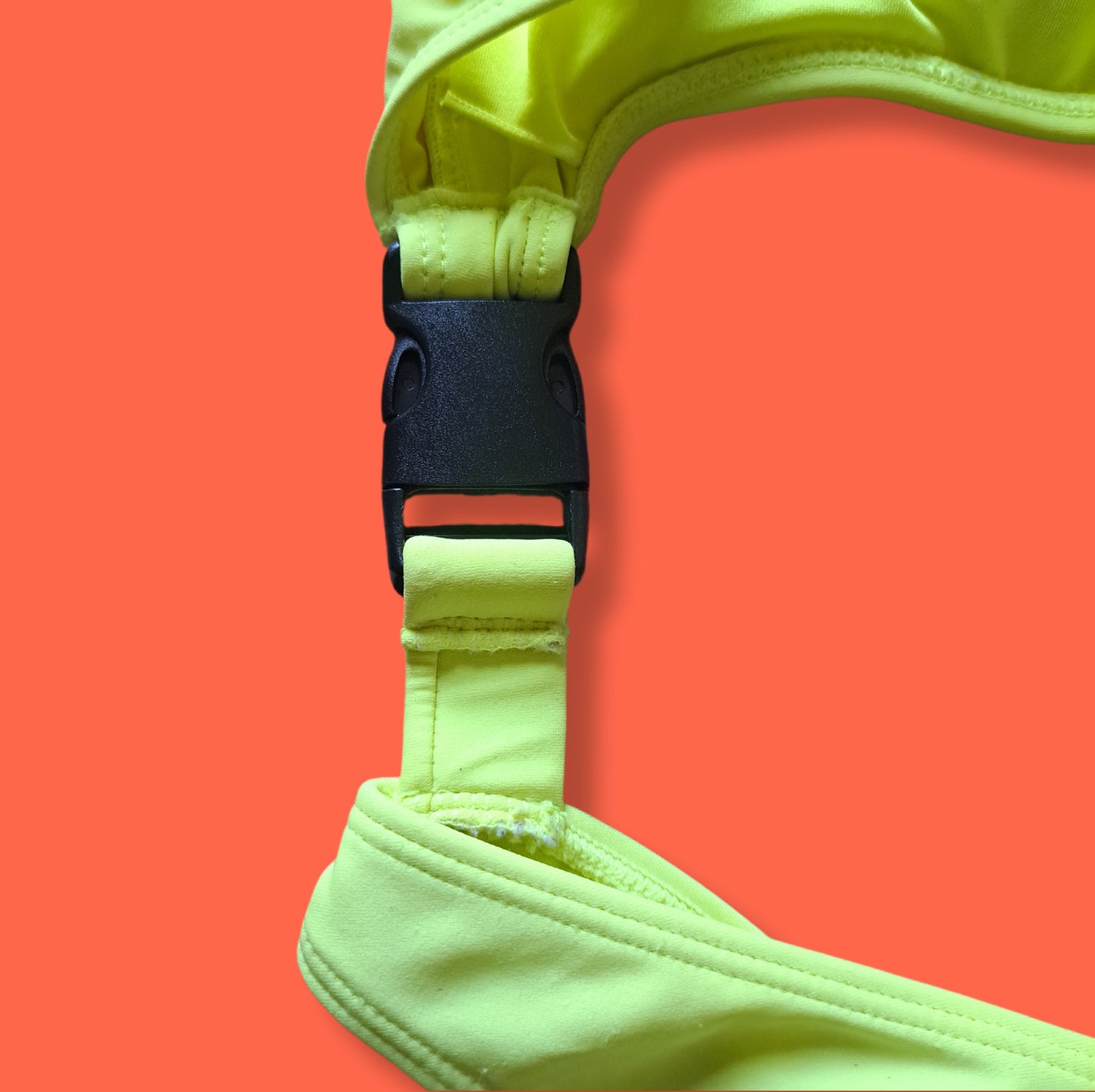 80's Style Speedo x Forever 21 Neon Lemon High-Cut Detachable One-Piece Swimsuit | Retro Sport Bikini