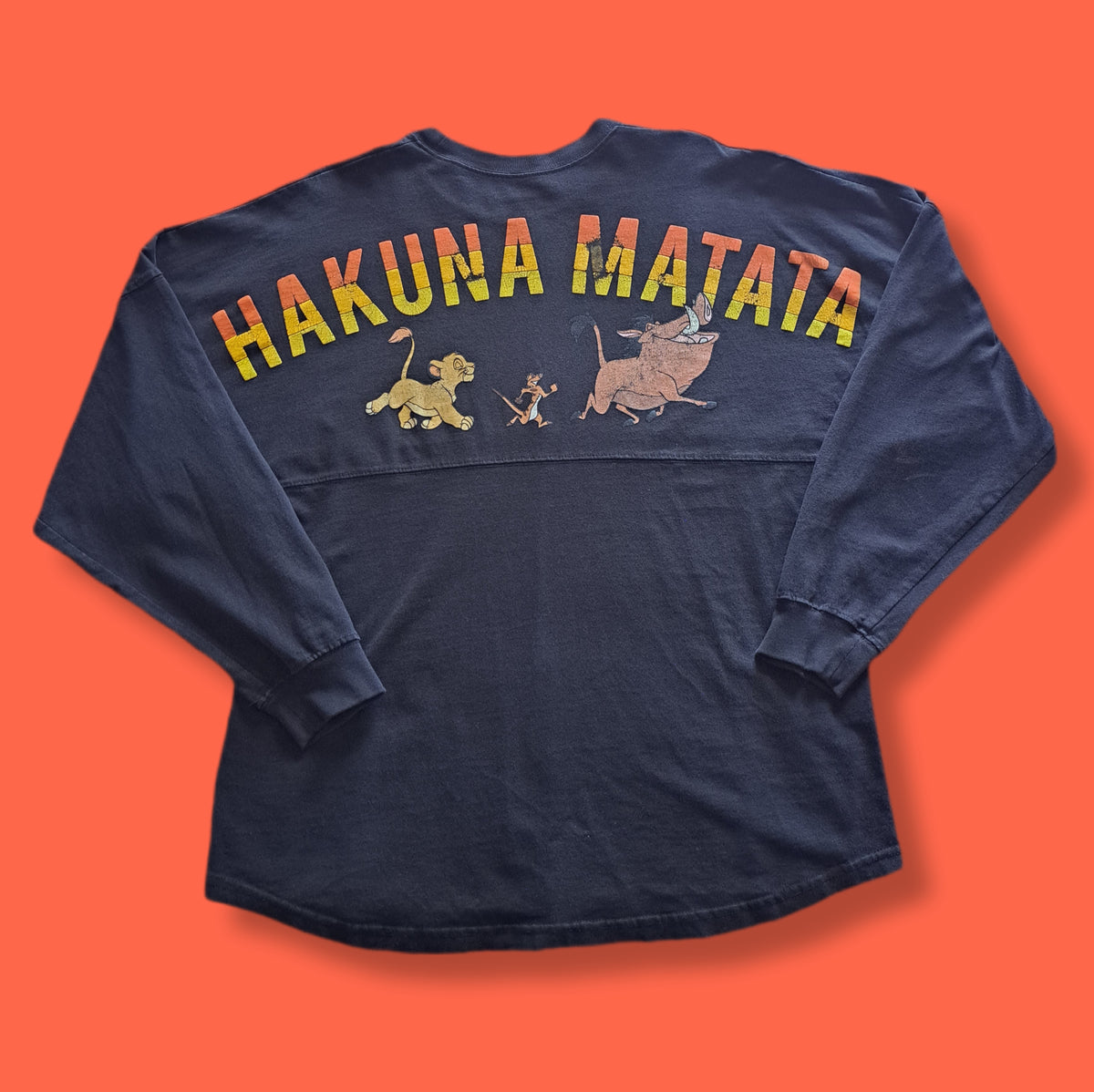 90's Disney The Lion King Hakuna Matata Long Sleeve Graphic T-Shirt