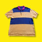 90's Ralph Lauren Polo Colorblock Striped Rugby Shirt