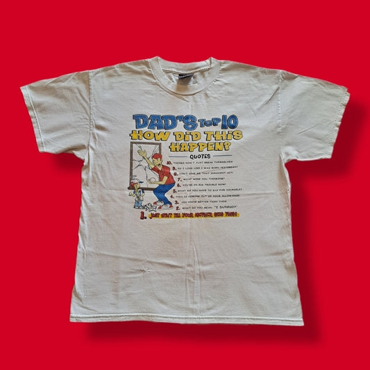 Vintage "Worlds Greatest Dad" Gag Joke T-shirt