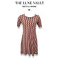 90's Fendi Zucca Monogram Bodycon Midi Dress | Rare Vintage Designer