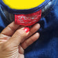 80's Vintage Sasson Blue Jean Denim Mini Dress