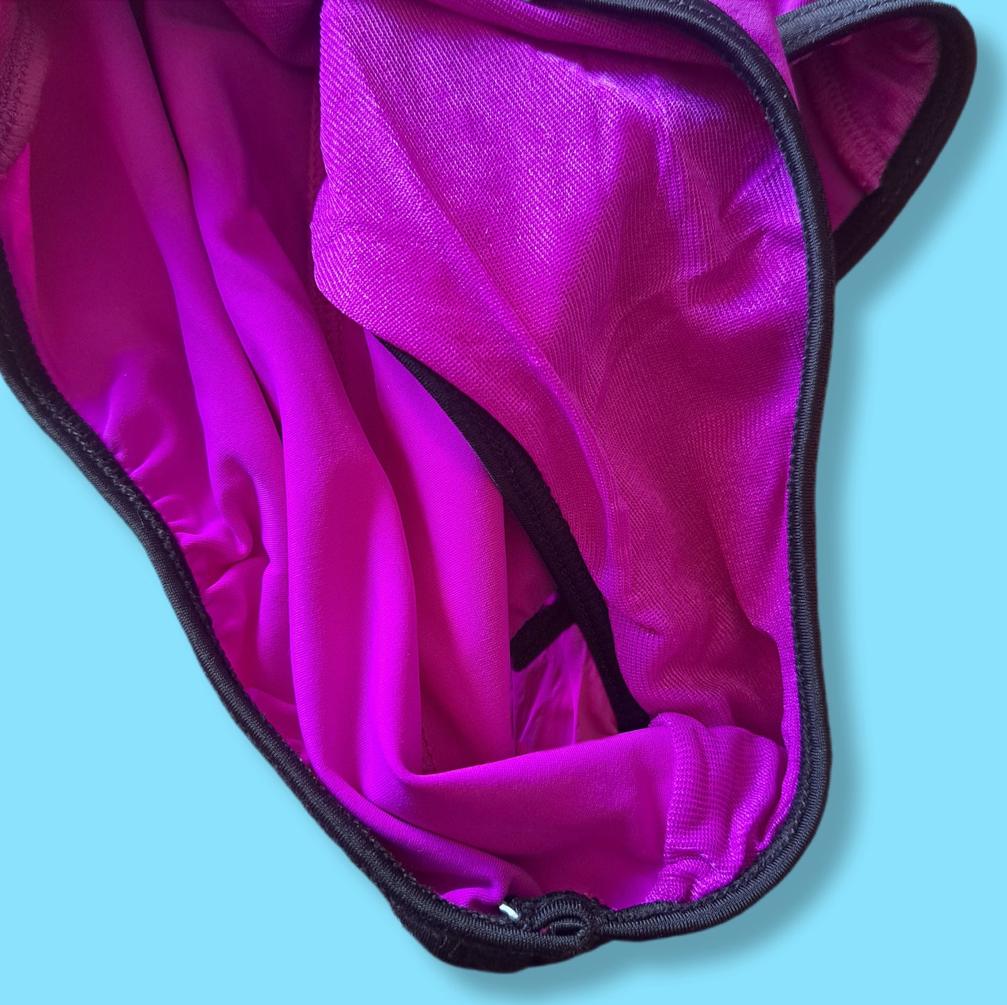 Vintage Fuscia "Speedo" Cut Out Bathing Suit Swimsuit