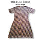 90's Fendi Zucca Monogram Bodycon Midi Dress | Rare Vintage Designer