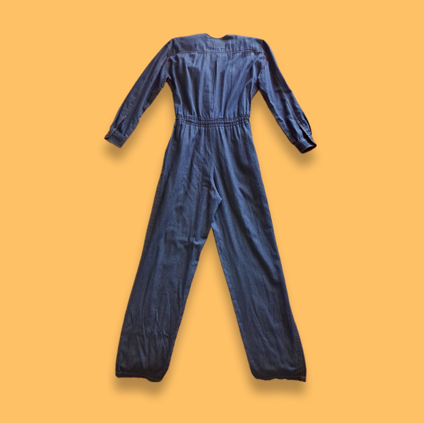 Vintage "Liz Claiborne" Denim and Tan Romper
