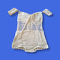 Vintage White "Crocheted" Cut Out Bathing Suit Swimsuit One Piece