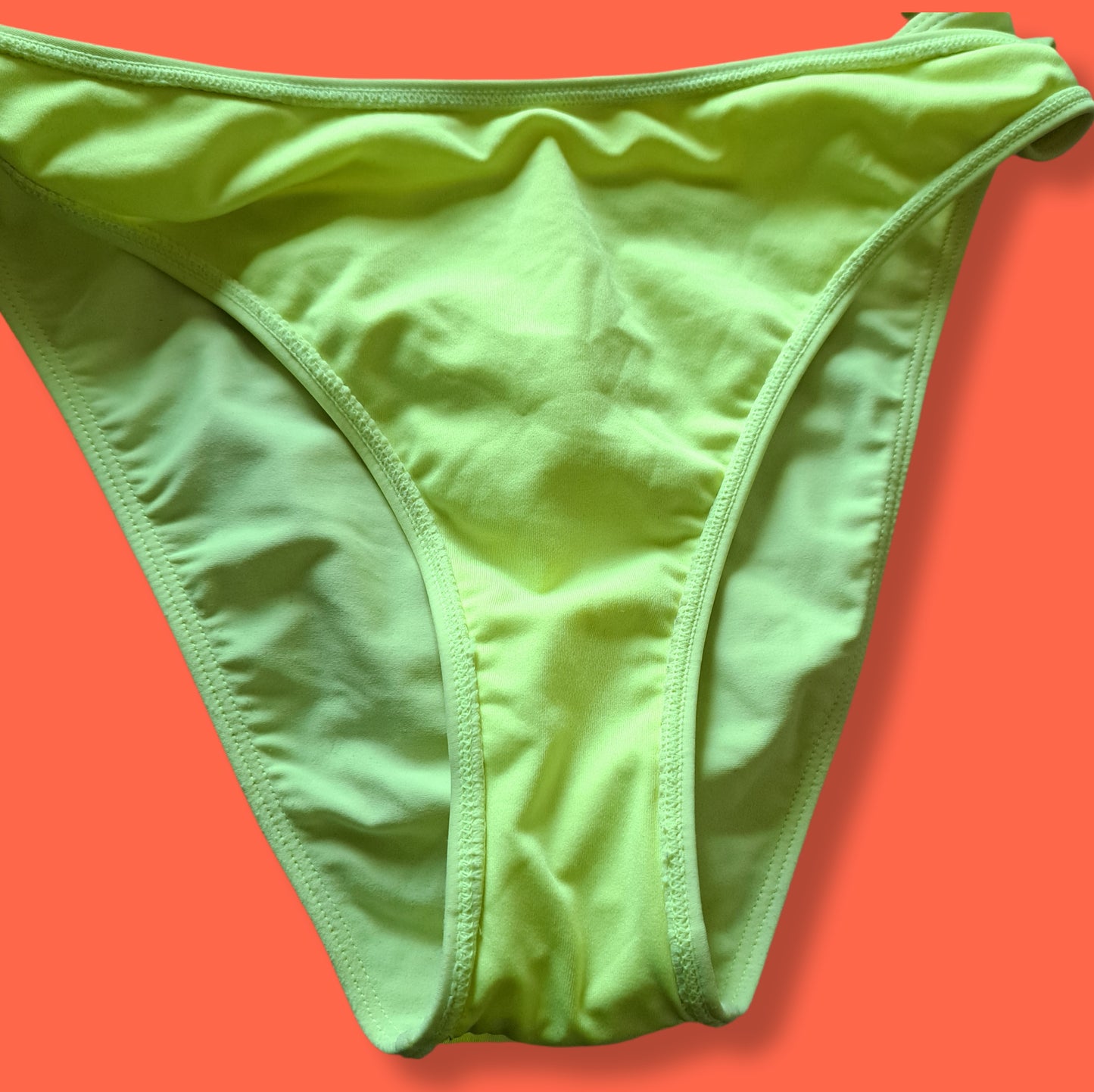 80's Style Speedo x Forever 21 Neon Lemon High-Cut Detachable One-Piece Swimsuit | Retro Sport Bikini