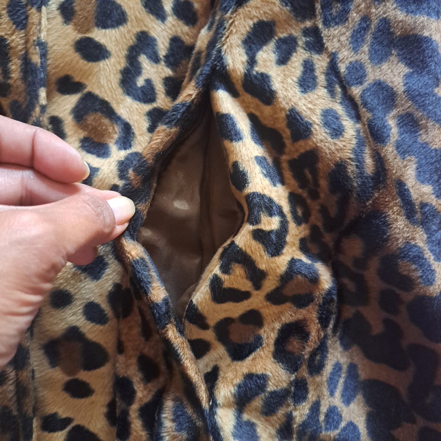 90's Evolution not Revolution Leopard Print Half-Length Jacket | Vintage Y2K Glam Coat
