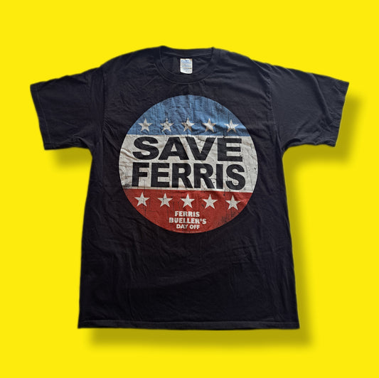 Vintage Ferris Bueller's Day Off "Save Ferris" Graphic Movie T-shirt