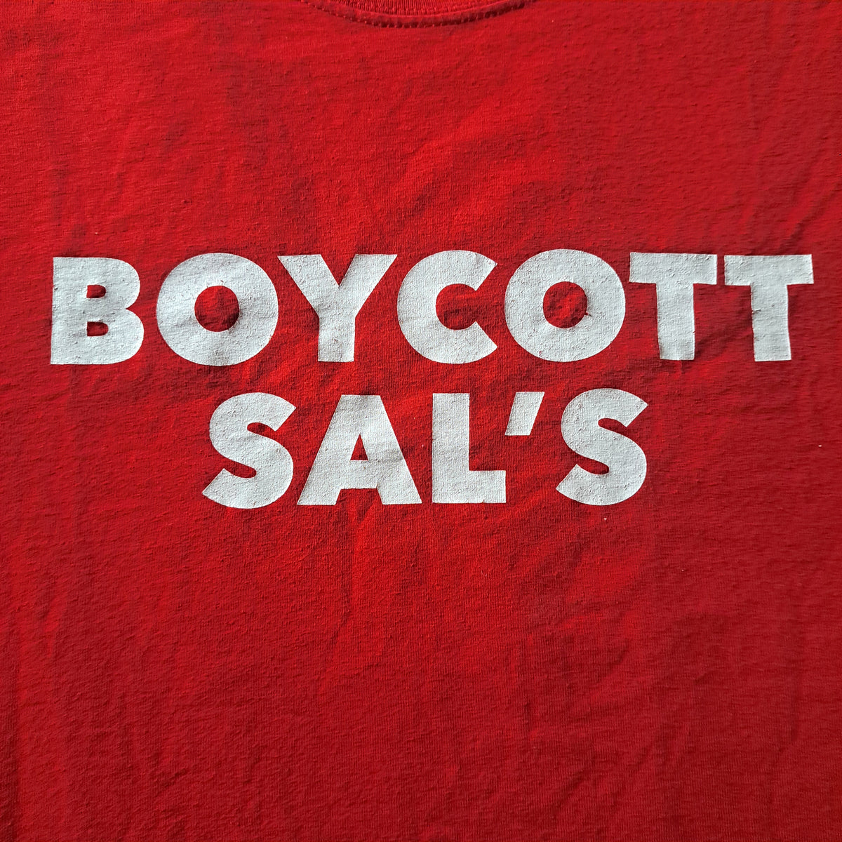 90's Vintage Spike Lee Boycott Sal's Do the Right Thing Graphic T-Shirt