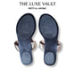 Modern Gucci Marmont Gold Flat Thong Sandals