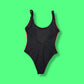 90's Vintage Style Neon Pink & Black "LA Gear" Bodysuit Bathing Suit Swimsuit - NWOT