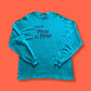 90's Vintage Home Improvement Tool Time Turquoise Long Sleeve T-Shirt