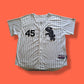 Vintage "Michael Jordan" Number 45 White Sox Baseball Jersey