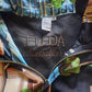 90's Vintage Fuda International NYC Landmark Graphic Silk Bomber Jacket