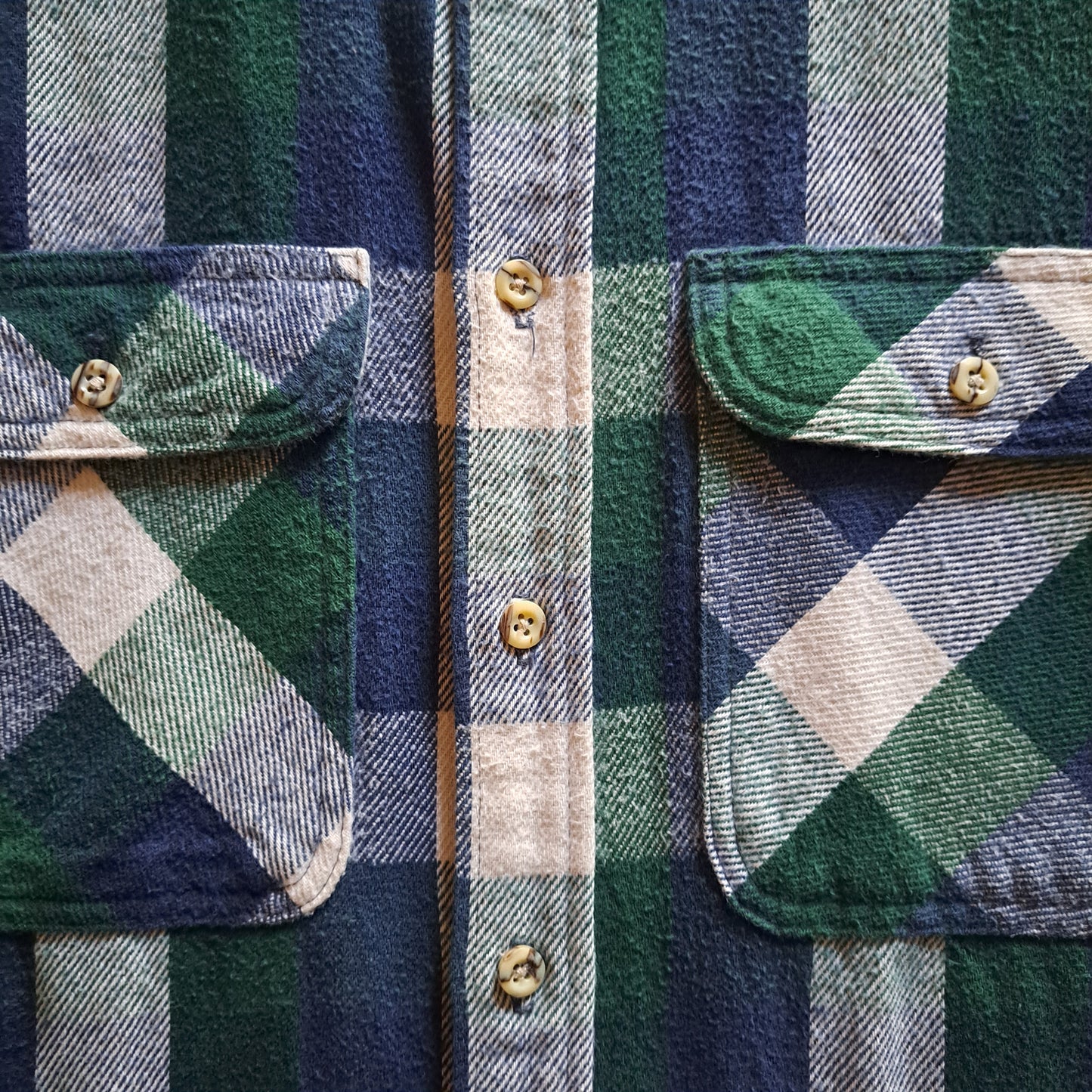 Vintage "Osh Kosh B'Gosh" Flannel Button Up Shirt