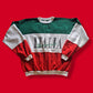 90's Italia Red, White & Green Sportswear Sweatshirt | Vintage Italian Style